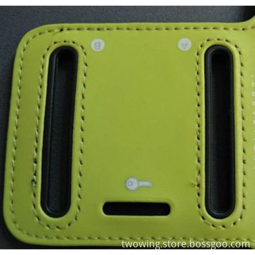 Armband for mobile phone, neoprene fabric with clear PVC, used for any kinds of phone